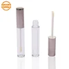 Plastic lip gloss tube custom empty container Chrome cap cosmetic packaging