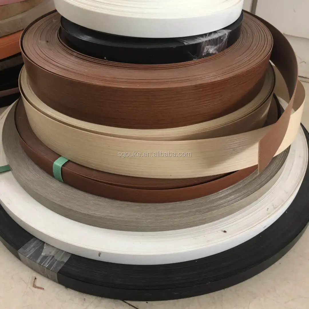 Pvc Edge Banding 50mm /pvc Edge Banding Flexible Plastic Strips For