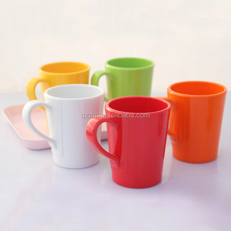 Solid Melamine Drinking Cup And Mug With Handle