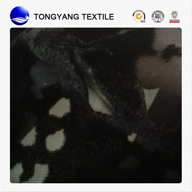 2017 burnt out fabric Hot Selling