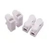CH2 Spring Wire Quick Connector Electrical Terminals Block Splice Clamp Led Electrical CH2 WIRE Cable Connectors 2 pole hot sell