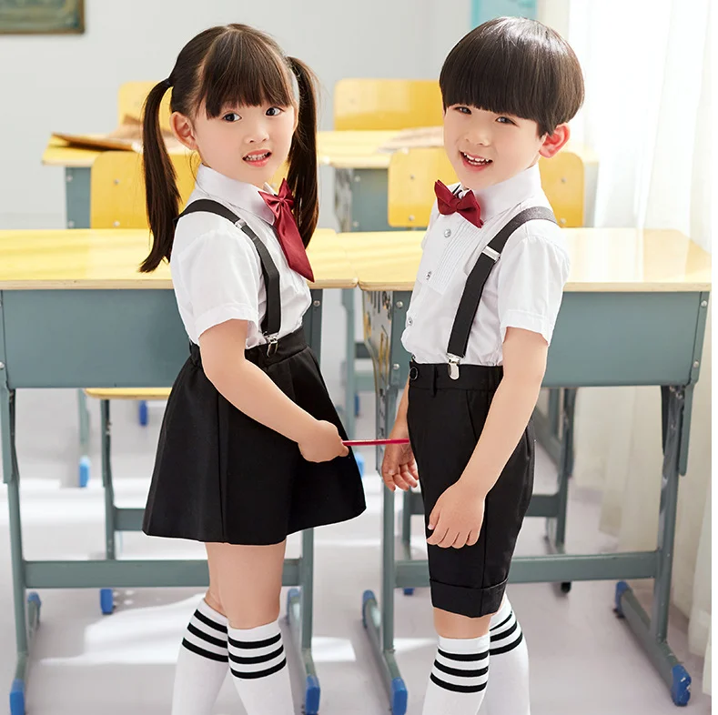 Factory Supply International Korean Girls Kindergarten School Uniforms