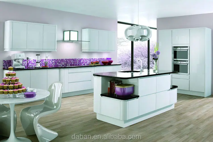 Pintura de alto brillo mdf mueble cocina de diseño cocinas ...