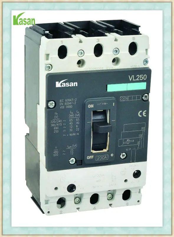 Electrical mccb circuit breaker VL250 Siemens, View mccb, KASAN mccb