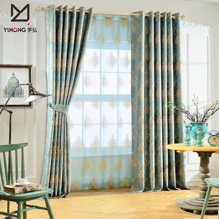 Luxury Classic Brand Design Flowers Modern Custom Logo Free Shipping 2  Pieces Thin Window Curtains for Living Room Bedroom Decor - AliExpress