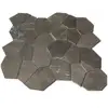 DIY Black Slate Crazy Paving Stone Irregular Shape Natural Stone Random Slate Floor Tile