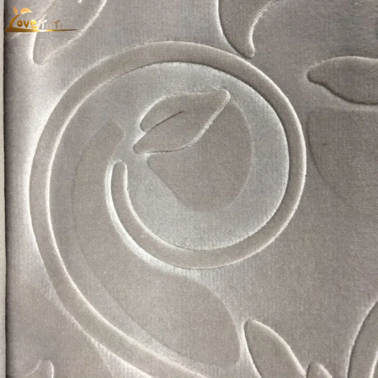 embossed velvet fabric