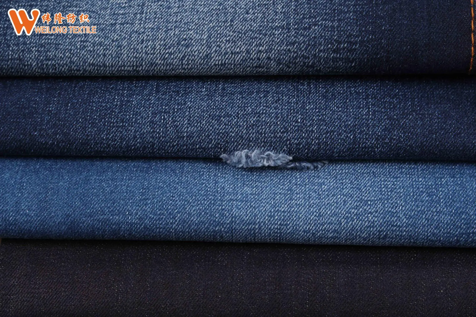 Blue denim jeans texture. blue jean fabric texture. Jeans background.  Texture of blue jeans textile close up in vignette with copy space for text  or image. Stock Photo | Adobe Stock