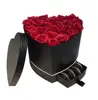 Different Design Cardboard Luxury Packaging Flower Heart Shape Box For Flowers with Custom Logo