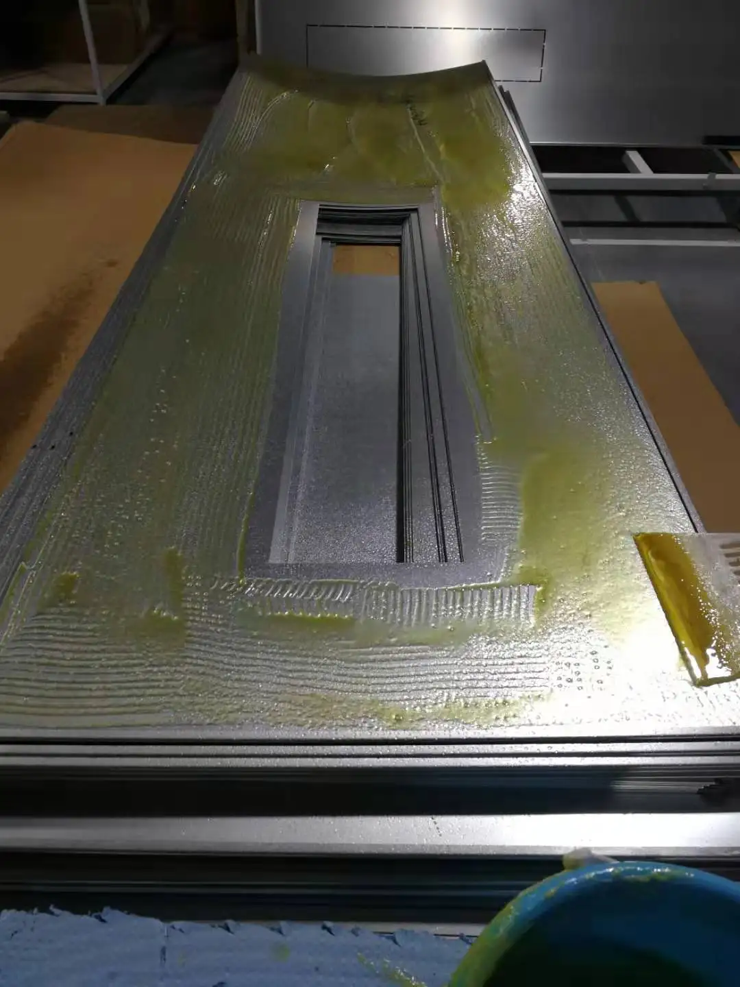 Two component polyurethane adhesive