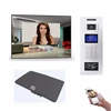Intelligent CAT5 One Cable System Video Door Phone for Multi Apartment with Android/IOS APP for Remote Intercom and Door Release