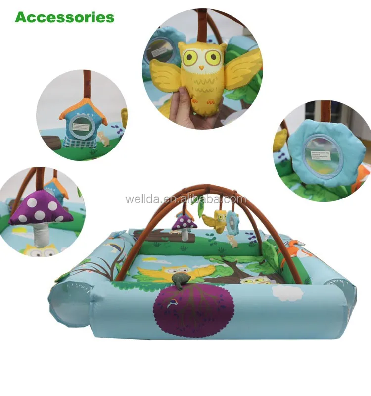 inflatable dinosaur play mat