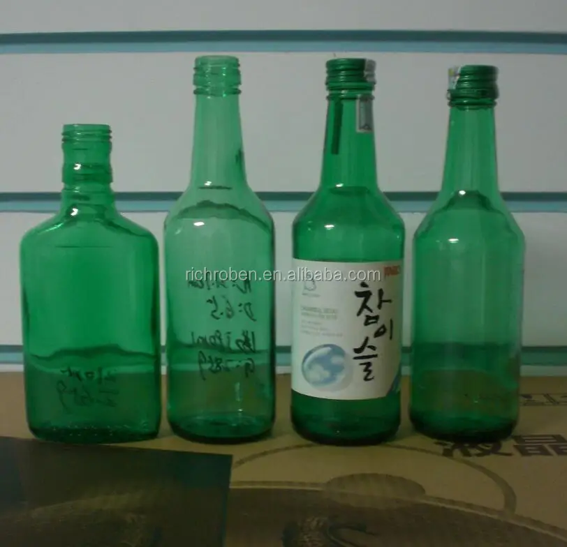 Wholesale Empty Clear 100ml 200ml Sake Soju Bottle Rice Wine Decanter
