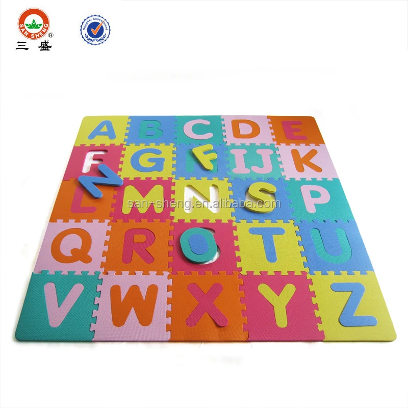 Eva Letter Puzzle Mat/baby Foam Jigsaw Puzzle Mat/alphabet Puzzle Mat