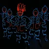 Luminous Costume EL wire black light party clothes