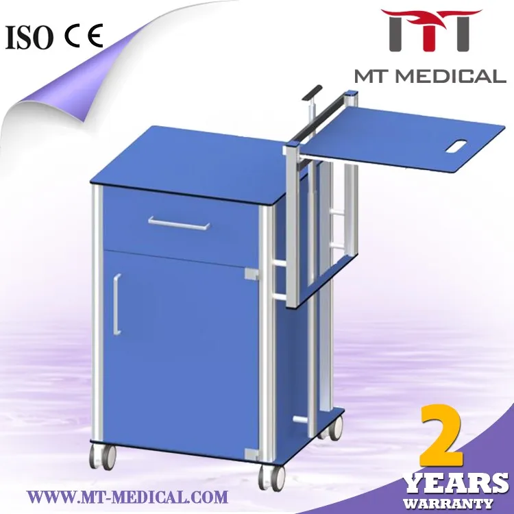 Hospital furniture Bed side cabinet Bedside Cabinet with Drawer and Door plastic bedside Cabinet