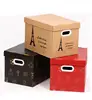 Custom Logo Corrugated Storage Cardboard Suitcase Box Carton Gift Boxes Logistics Packaging With Handle And Lid For Small Items
