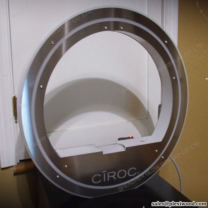 Bright Blue Led Light Single Bottle Ciroc Vodka Bottle Presenter