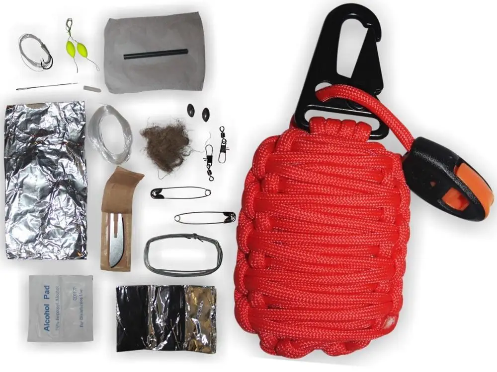 Wholesale Hot Sale Outdoor Camping 550 Paracord Survival Kit Buy