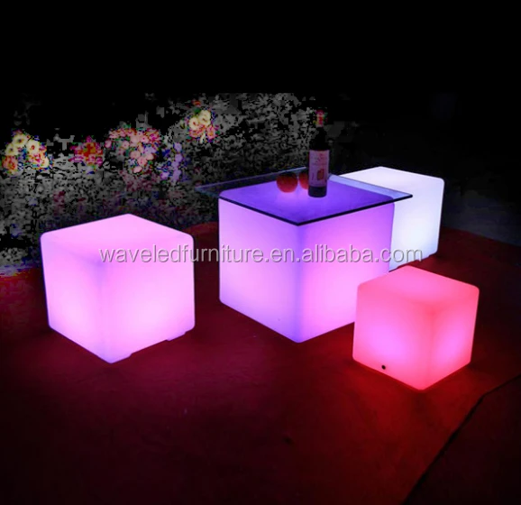 light cube table