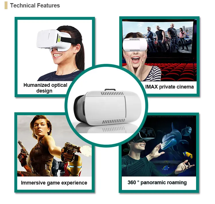 New premium virtual reality games 3D AR glasses