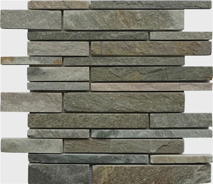 High Hardness Rough Surface Exterior Wall Mosaic Stone Tile