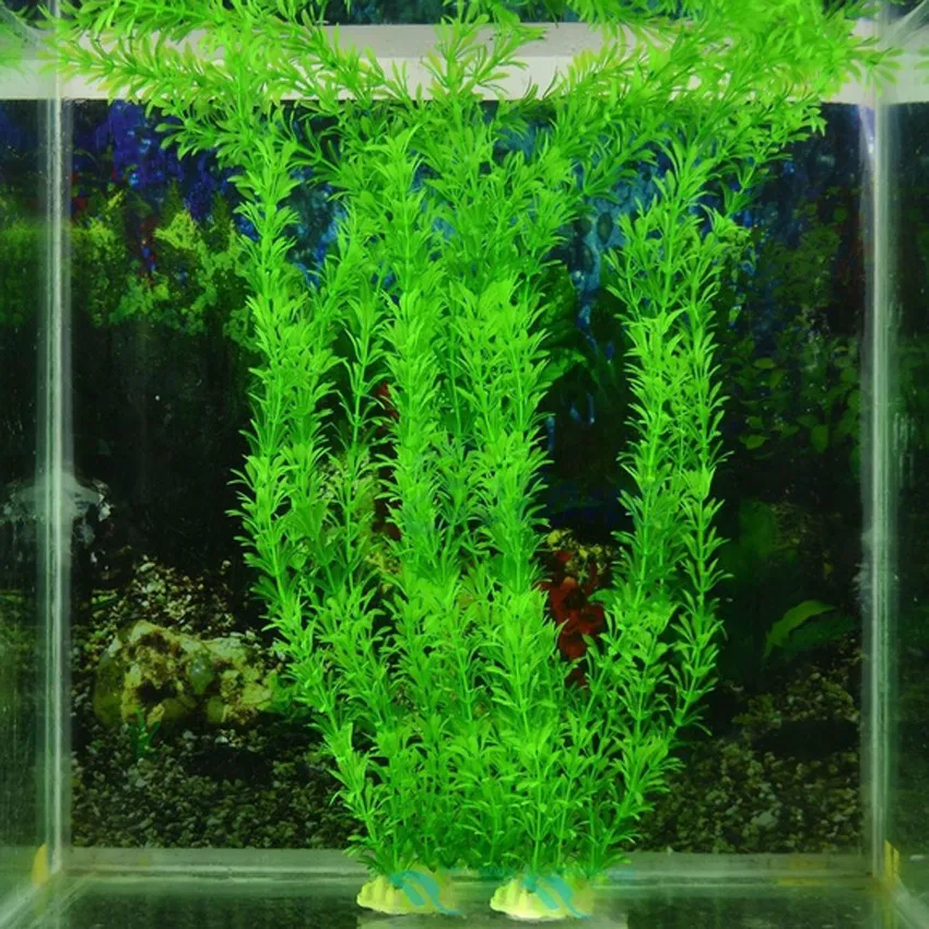 large plant Lawn Plastic Water Plant Aquarium Fish Tank Ornament Decoration