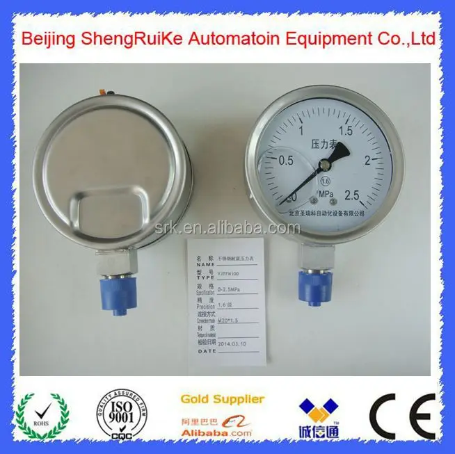 Stainless Steel Hydraulic Oil Pressure Gauges Buy Hydraulic Oil
