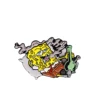Factory Wholesale Custom Design Metal SpongeBob Enamel Badge for Promotional Gift