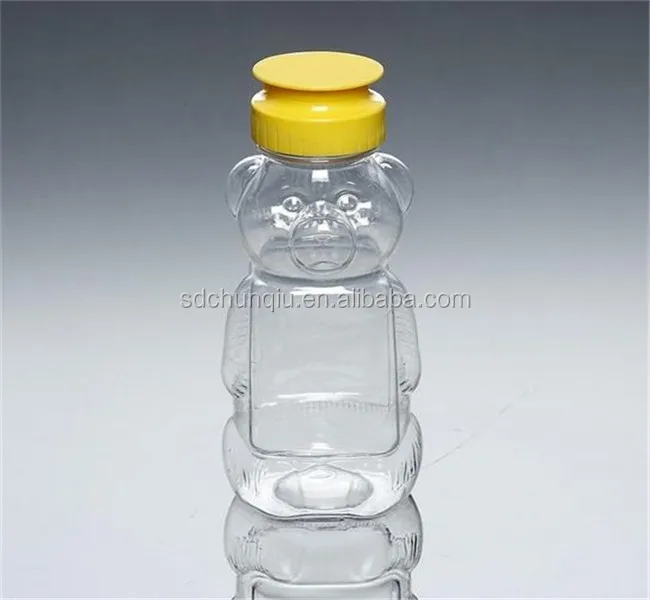 Food Grade Plastic Container For Honey 500g 350ml Squeeze Honey Bottle