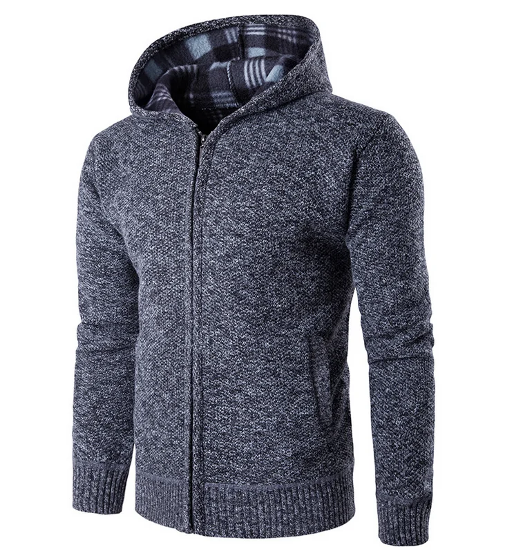 2018 Winter 7gg Cap Keep Warm Sweater Men Plain Color Longsleeve Knit ...