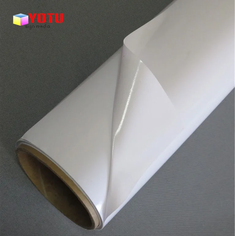 10 x a4 vinyl laser printable waterproof sheets pvc white glossy self