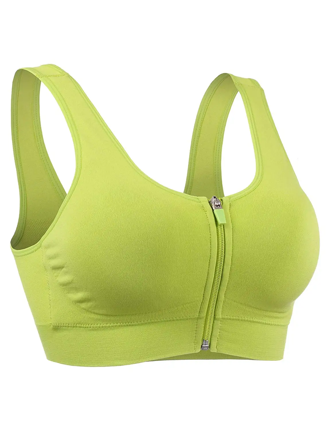 front clip sports bra