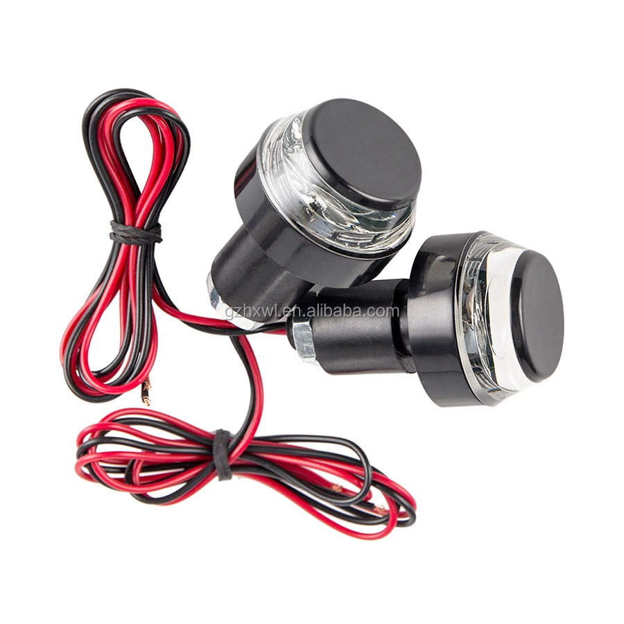 Handlebar light aluminum LED Bicycle handlebar Turn Light turn Signal Safety Light