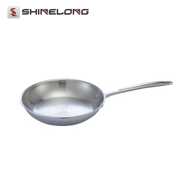 S197 Stainless Steel Nonstick Steel Dry Frying Pan Buy Nonstick