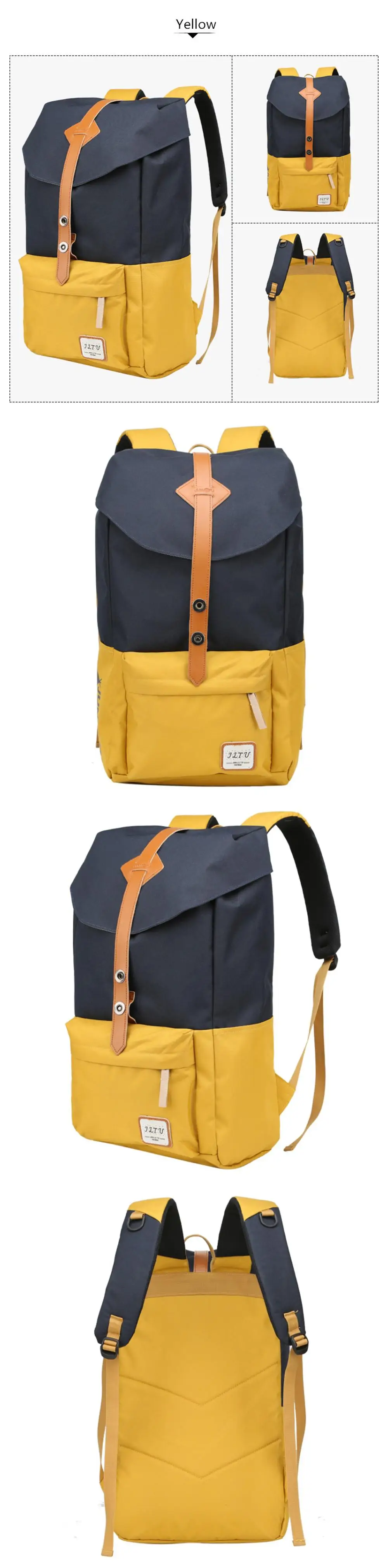 The New Style Outdoor Travel Backpack South Korean Men And Women Double