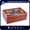 luxury solid wood handmade glossy frame varnish polished moistureproof issues in store and transportation cigar wooden box