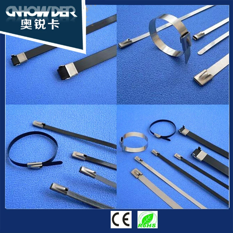 Hotsales Selflocking Stainless Steel Material Cable Straps With Low Price And High Quality
