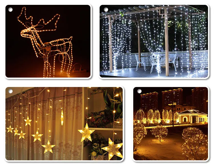 Led Icicle Dripping Lights Outdoor Christmas Decoration Buy Christmas
