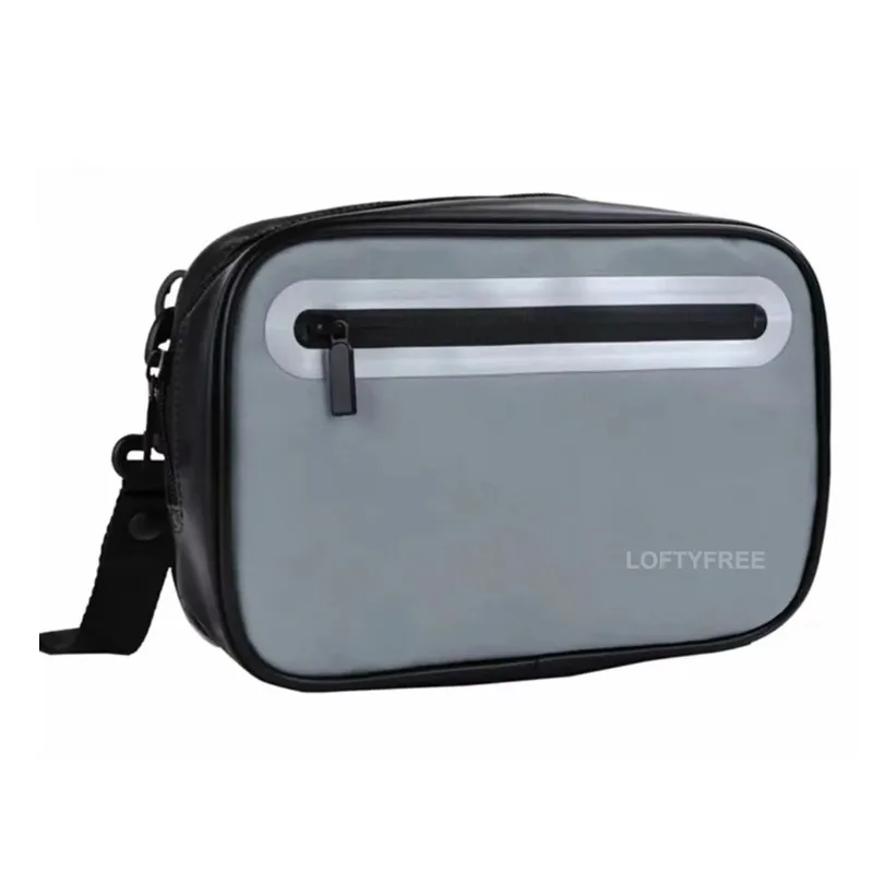 Golf Pouch Leather Accessories Ball Bag Red Grey Custom Golf Valuables