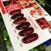 2017 hot flame diamond red uv gel nails polish kit 6colors nail art gel polish glitter diamond red gel nail polish