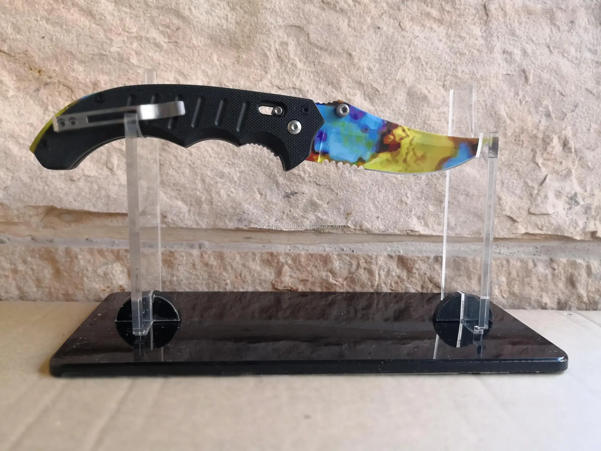 Universal Display Stand For All Cs Go Game Knives Butterfly Huntsman Karambit Flip Falchion M9 Knives Buy Cs Go Game Knife Stand Csgo Knife Display Butterfly Trainer Display Product On Alibaba Com