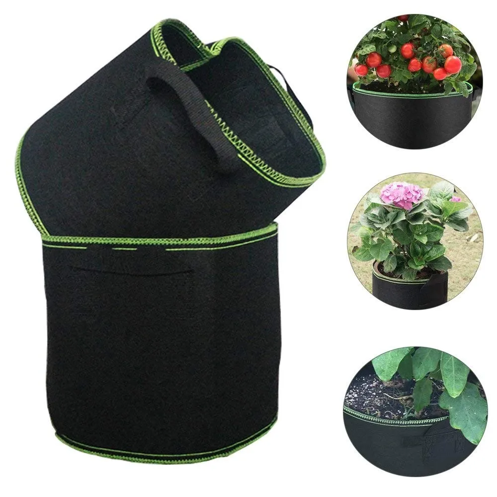 20 Gallon Pp Black Fabric Grow Bag With Handle Buy Fabric Grow Bag