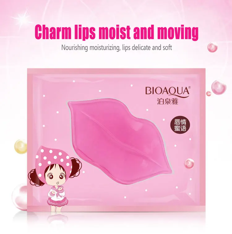 OEM/ODM BIOAQUA Collagen nourishing lip mask for skin care Fading lip lines moisturizing hydrating firming mask
