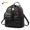 Fashion wallet pendant design fancy girls backpacks backpack set Newly Pu leather