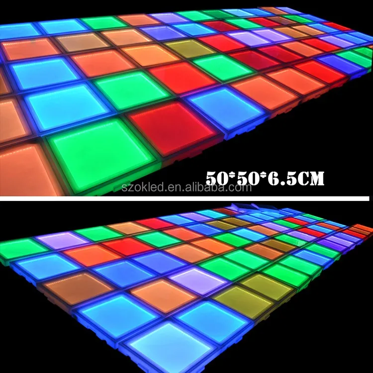 Light Up Dance Floor Decorations Light Up Multicolor Stage Rgb Panels
