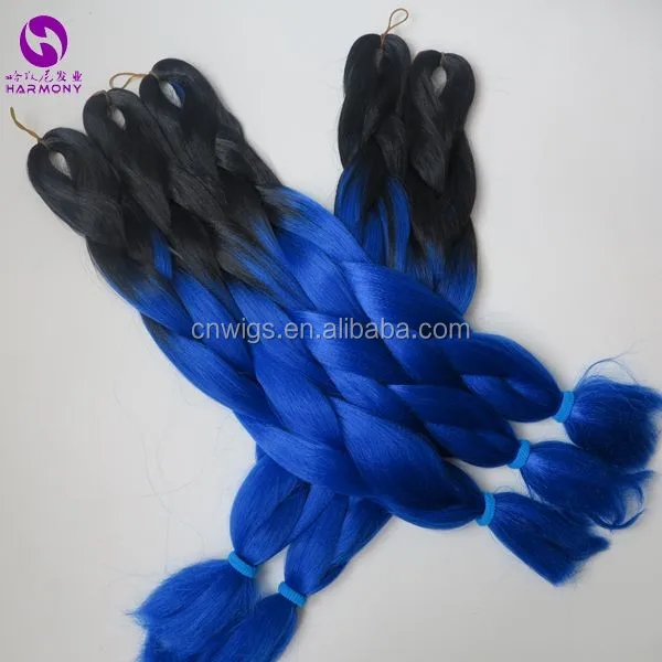Harmony 24 100g Pc Black Midnight Blue Henlon Ombre Two Tone