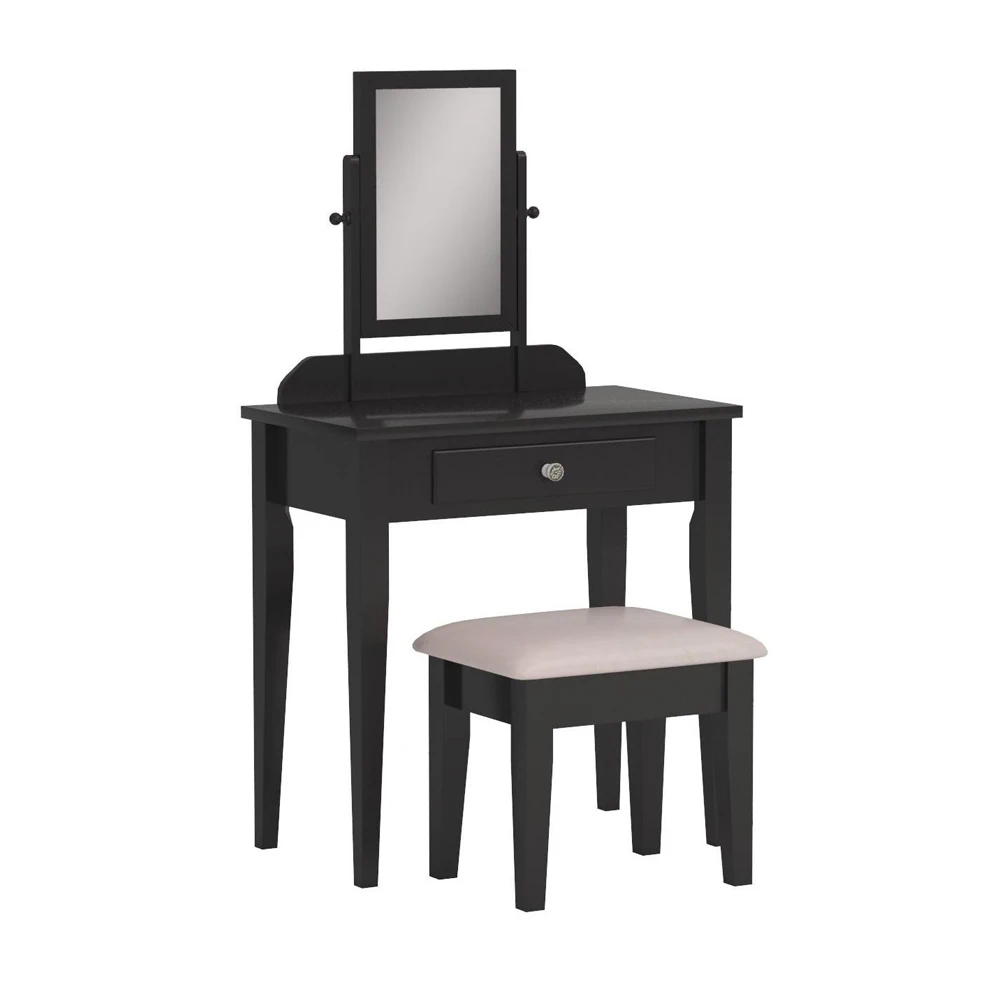 black dresser table