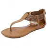 zm31091c 2019 new women's sandals wedge heel comfortable women's shoes with large size