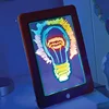 2019 Kids Drawing Toys 3D Magic Writing Board Tablet Memo Light 3D Drawing Pad